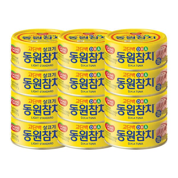 동원에프앤비스타배송 동원 DHA 150G 8캔 + 라이트스탠다드 150G 4캔