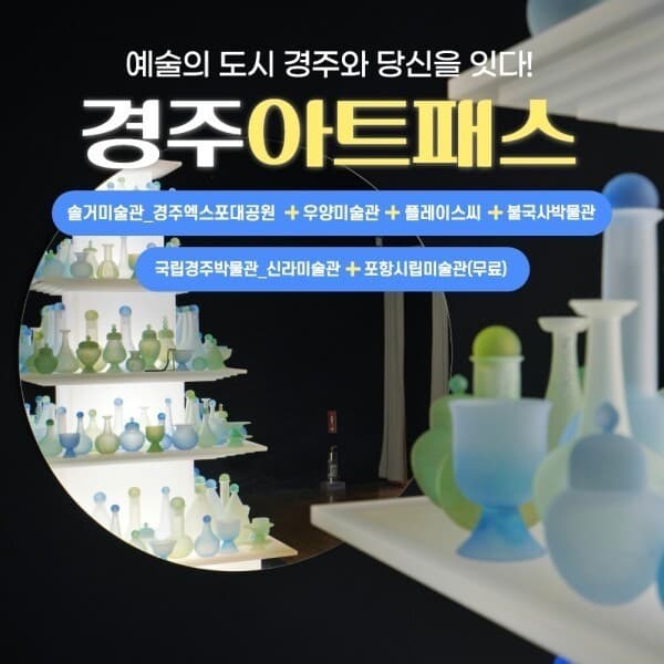 경북여행몰 경북e누리 경주 아트패스(솔거미술관_엑스포공원+우양미술관+플레이스씨+불국사박물관) - 최저가 17,550원