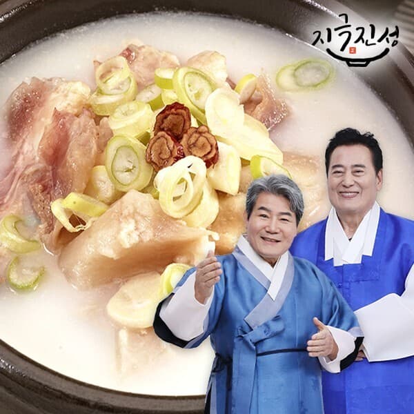 CJ온스타일플러스 지극진성금산인삼 스지 특도가니탕 800g x 10팩