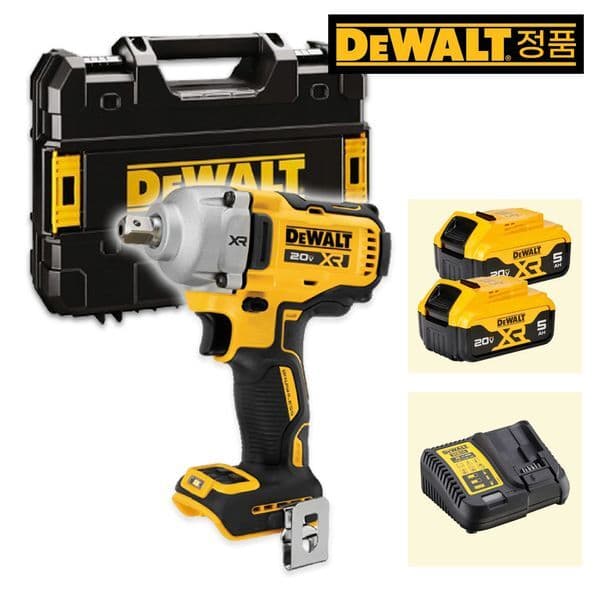 리노툴 디월트 20V 충전임팩트렌치 DCF892P2T 5.0Ah 배터리2팩 12.7mm 1084Nm