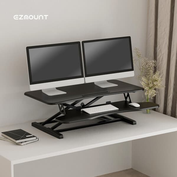 eyezoneind (버튼식 + 가로 95cm) 높이조절 모션 스탠딩 데스크