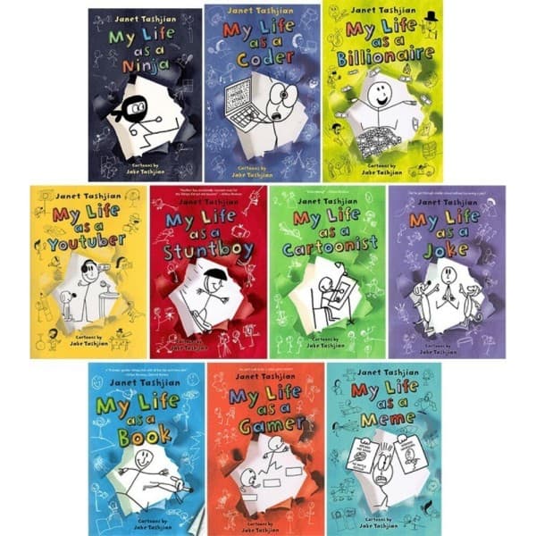 블록장난감조립 My Life as a Book 그림책 10권 세트