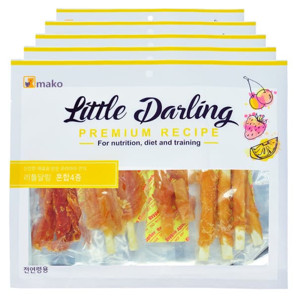 마코펫 리틀달링 혼합 4종 300g x 5개 강아지 건조간식 - 최저가 15,300원