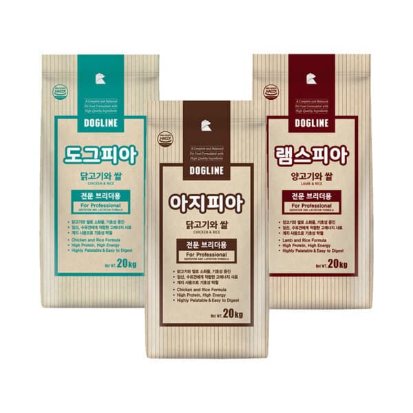 아지유통1 대한사료 도그라인 20kg 도그피아 램스피아 아지피아