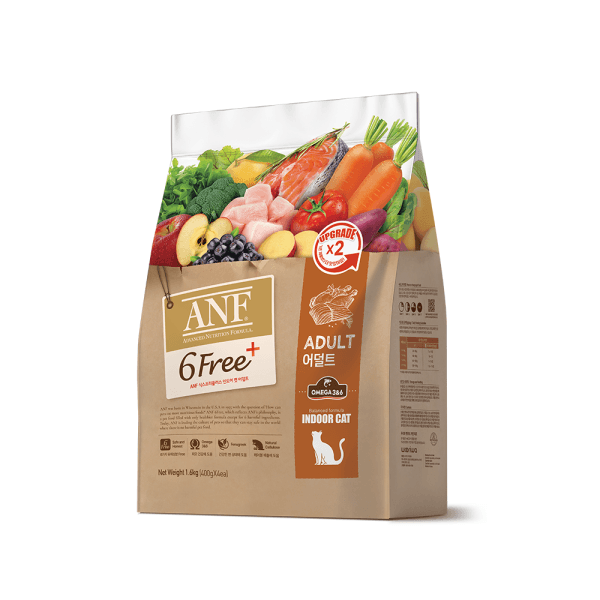 이리온MALL ANF 식스프리플러스 캣 어덜트 1.6kg 2개 + ANF 캔 2개 참치무스 - 최저가 46,900원