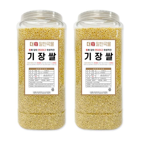 Good_대한농산 더알찬곡물 통에담은 수입 기장 4kg (2kgx2통)