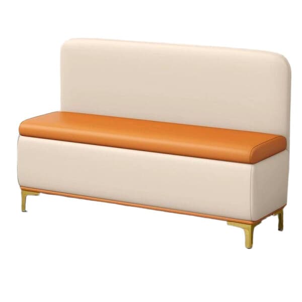 surong 가죽 등받이 벤치 수납 의자 80x45x42cm - 최저가 99,640원