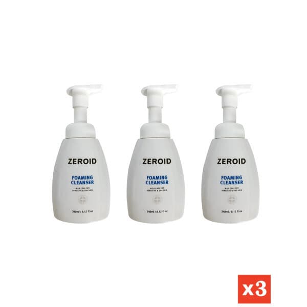 라이프웰던 제로이드 포밍 클렌저 건성 민감성 240ml 3개 - 최저가 88,000원