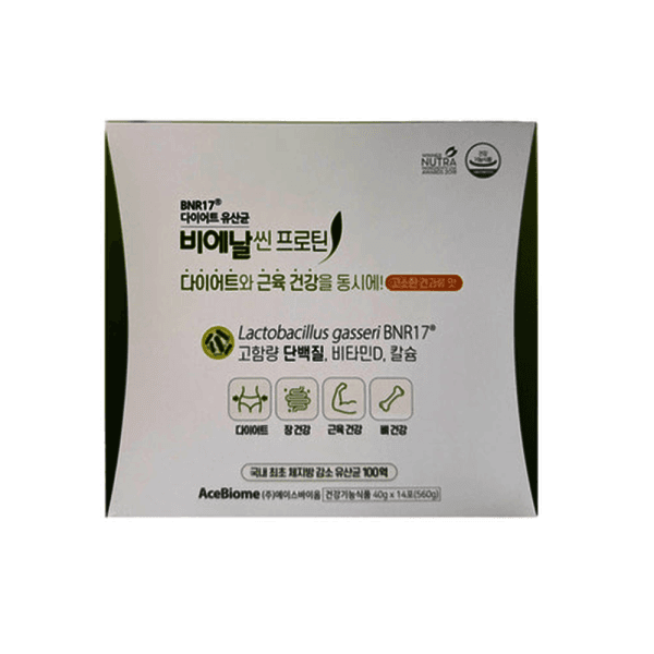 주식회사유앤데이 다이어트 유산균 비에날씬 프로틴 40g x 14포