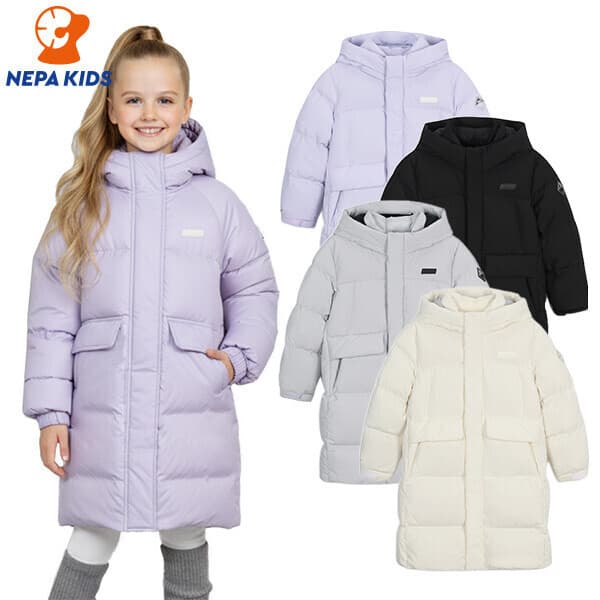 네파키즈공식스토어 NEPA KIDS 무브온 덕다운 롱자켓