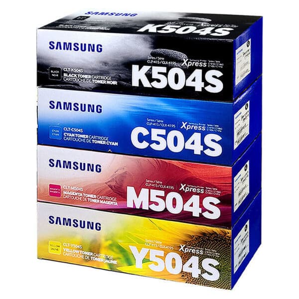블루오에이 삼성 CLT-K504S C504S M504S Y504S 정품토너 4색세트