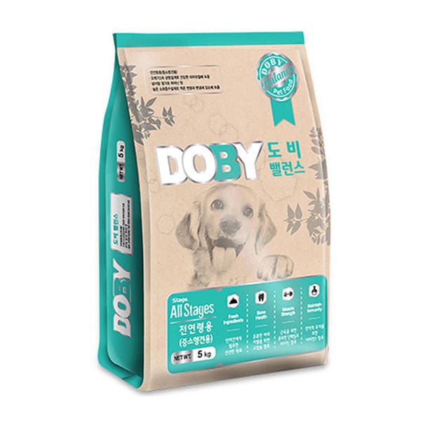 인터펫코리아공식몰 도비 밸런스 5kg 중소형견 강아지사료