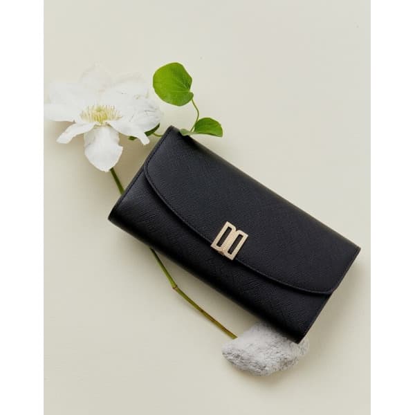 LF몰 25SS 스테디셀러 블랙 DD로고 소가죽 장지갑 WCWA5E451BK - 최저가 118,800원