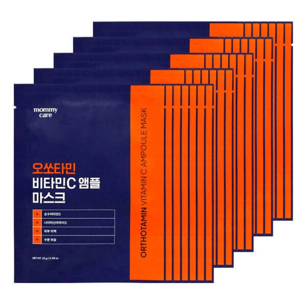핫_딜마켓 마미케어 오쏘타민 비타민C 앰플 마스크팩 35매 - 최저가 56,800원