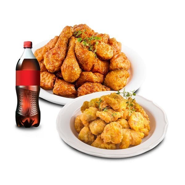 스마트콘 호식이두마리 간장치킨+똥집미니튀김+콜라500ml - 최저가 24,000원
