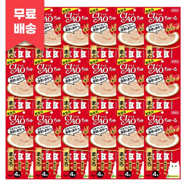 일탑몰 이나바 챠오츄르 참치 4p x 18개