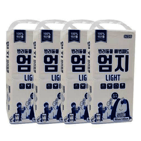tomatostore 국내 생산 엄지 라이트 반려동물 배변패드 50개입 4팩 - 최저가 36,900원
