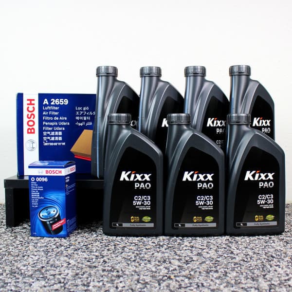레블오일 더뉴쏘렌토 디젤 엔진오일 보쉬 에어필터 오일필터 세트 킥스 파오 C2 C3 5W30 7L A2659 O0096