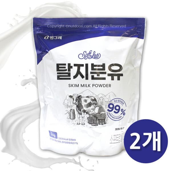 넛두리(NutDoori) 빙그레 소프트랩 탈지분유 1kg