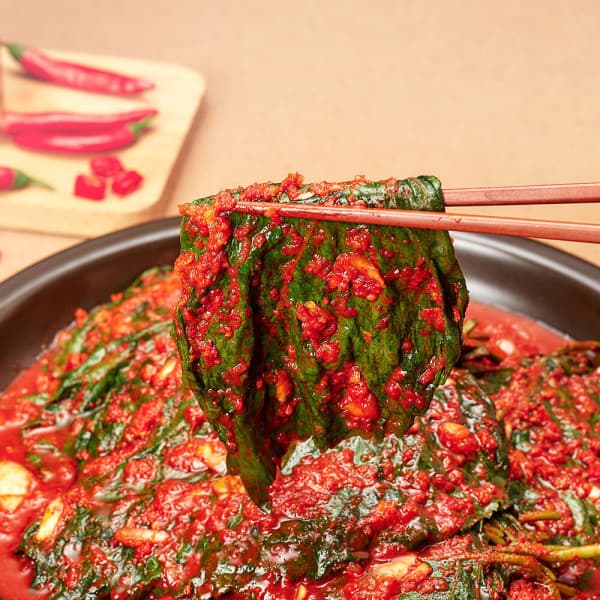 육해공24 참맛나김치 국내산 100% 깻잎김치 1kg - 최저가 20,900원