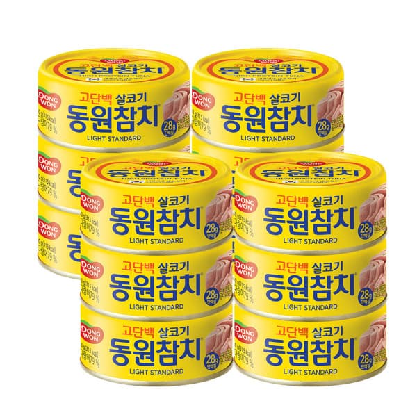 동원공식스토어 동원 라이트스탠다드 살코기 참치 150g x 12개