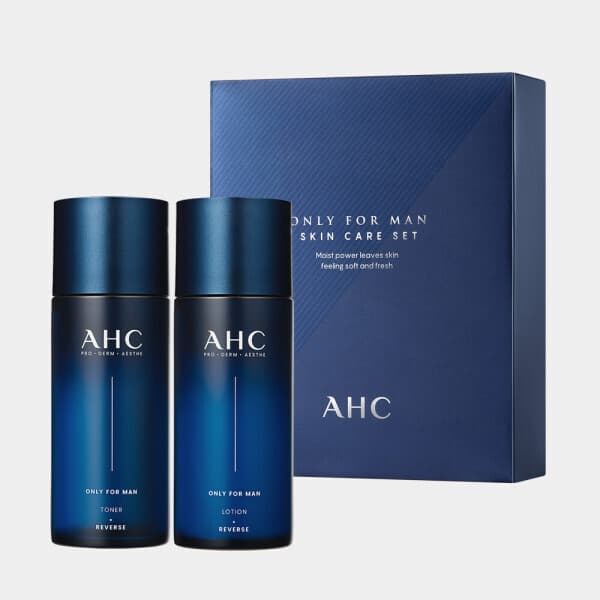 AHC_공식스토어 AHC 온리포맨 2종세트 블루 토너 150ml 로션 150ml
