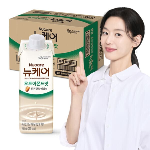 대상웰라이프스타배송 뉴케어 오트아몬드맛 200ml 24팩 + 홍초 석류저당스틱 40ml 10입