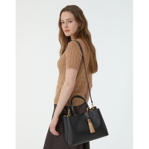 LF몰 25SS 블랙 음각로고 소가죽 토트 WCBA5E361BK - 최저가 249,000원