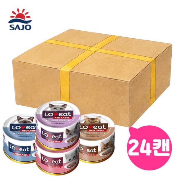 dogidogi 사조 러브잇 레드라벨 160gX24캔 - 최저가 20,800원