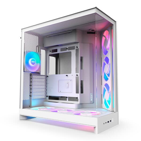 1등 아이코다 NZXT H9 Flow RGB+ V2 미들타워 케이스 화이트