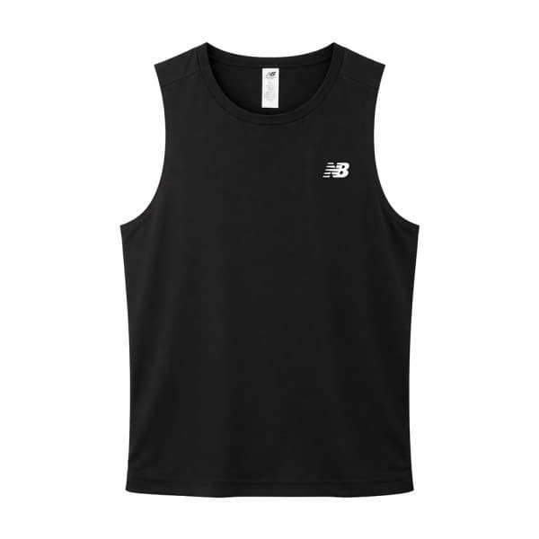 DLC샵 NB 뉴발란스 스포츠 탱크탑 남성 런닝 민소매 나시 블랙 MT51800-BK