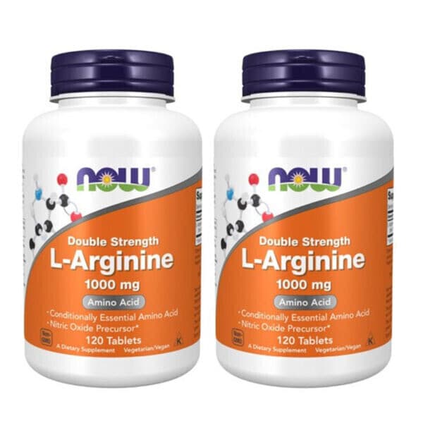옐로링크 나우푸드 더블 스트랭스 L-아르기닌 1000mg 120정 타블렛 2병 - 최저가 41,020원
