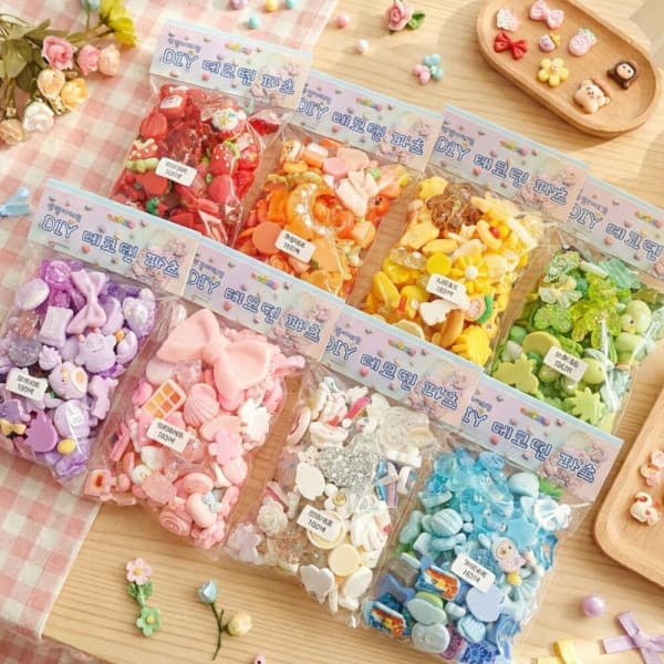 반달데코덴 고퀄리티 대용량 데코덴 파츠 DIY 만들기 재료 100개입 - 최저가 19,900원