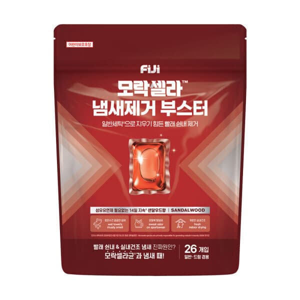 LG생활건강-스타배송 피지 모락셀라 냄새제거 부스터 샌달우드향 26입 - 최저가 20,350원