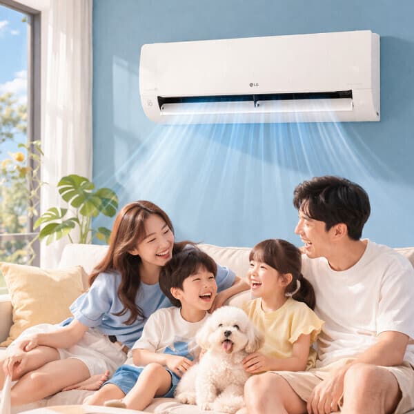 뉴해피에어컨 LG전자 휘센 1등급 벽걸이 에어컨 6평 제습 SQ06FJ1WFS - 최저가 717,000원