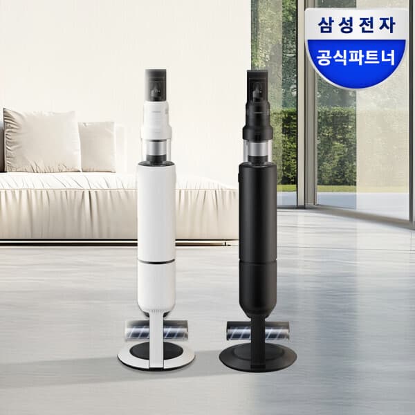 삼성온라인파트너우주 삼성 비스포크 AI 제트 400W VS90F40CRG 무선청소기 고온세척물걸레 새틴그레이지