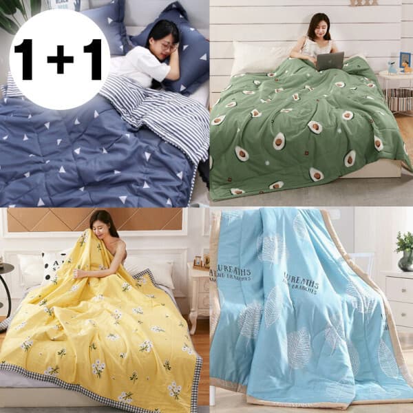 임초보샵 1+1 데일리 사계절 차렵 이불 140x200 (7color) - 최저가 26,990원