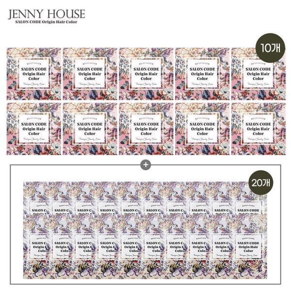 신세계몰 제니하우스 오리진 헤어컬러 염색약 새치커버 10개+트리트먼트 20 - 최저가 75,640원