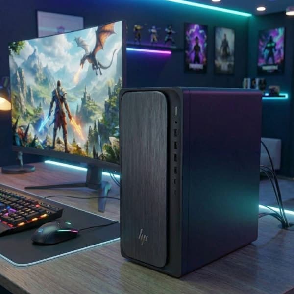 희망찬CNC HP 옴니데스크 M03-0037KR RTX5060 인텔 AI U7-265 32GB 512GB 윈도우11프로 듀얼모니터