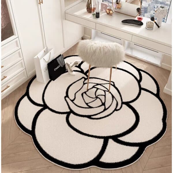 디한스 디한스 사계절 거실 쇼파 소프트 인조양모 플라워 대형 카페트 100cm 120cm 140cm - 최저가 20,900원
