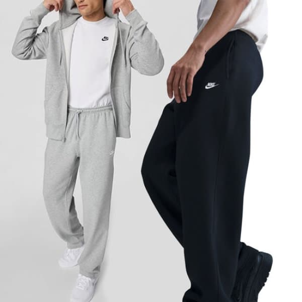 GS_SHOP 나이키 클럽 남성 기모 오픈 햄 플리스 팬츠 FN3730