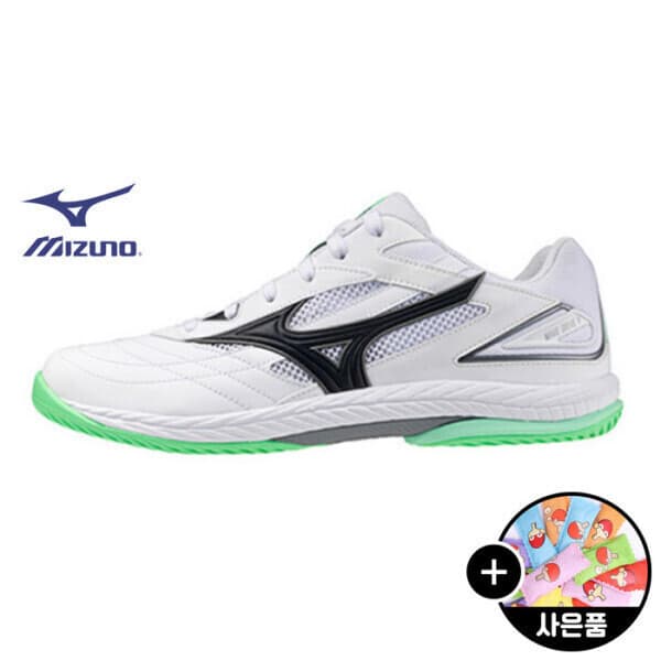 티인사이드 Mizuno 미즈노 탁구화 웨이브 드라이브9 화이트x블랙x라이트그린 - 최저가 118,000원