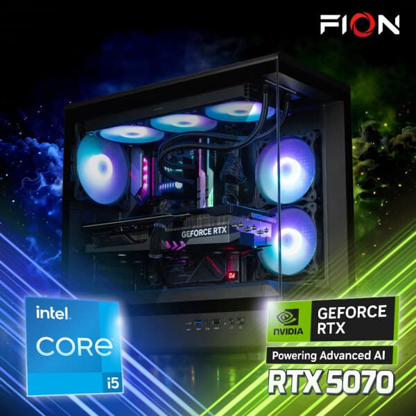파이온PC 인텔 I5-14600KF RTX5070 12G 32G 1T 조립PC