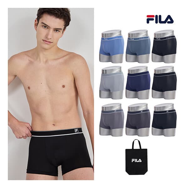 롯데 원티비 휠라 FILA 시그니처 남성 드로즈 9종