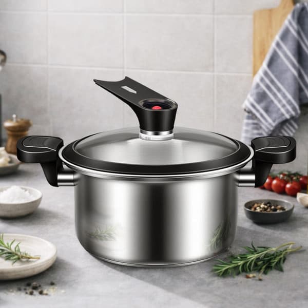파인드리빙 5중바닥 IH 스텐 저압냄비 24cm 4.5L