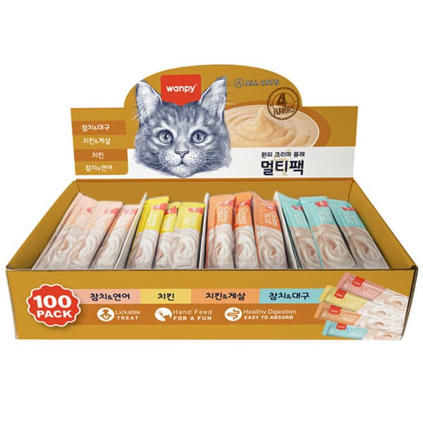 반하다_펫 완피 크리미 퓨레 4종 멀티팩 100p - 최저가 25,900원