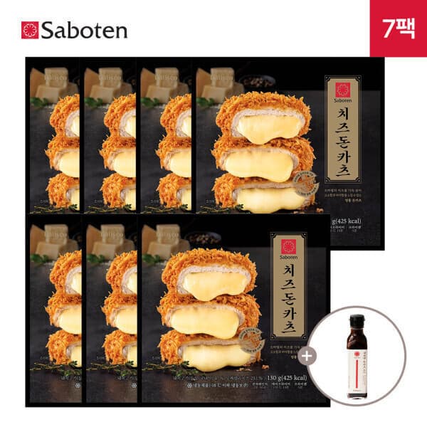 신주쿠돈카스 사보텐 사보텐 치즈 돈까스 130g 7팩