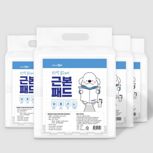어바웃펫 근본 강아지 배변패드 400매