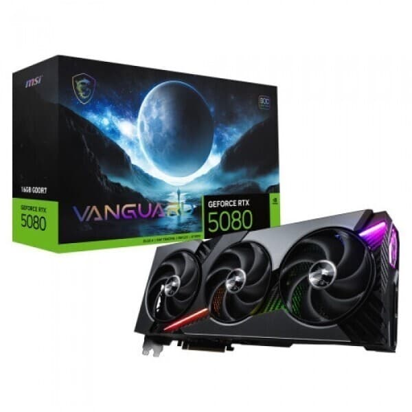 게이밍컴퓨터 MSI 지포스 RTX 5080 뱅가드 SOC D7 16GB - 최저가 2,369,660원