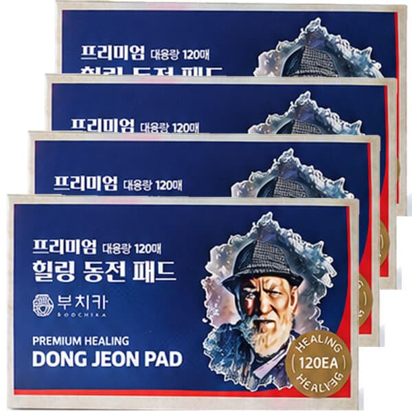 정상컴퍼니2 프리미엄 힐링 동전패드 120매 X 4개 붙이는파스형 - 최저가 12,900원